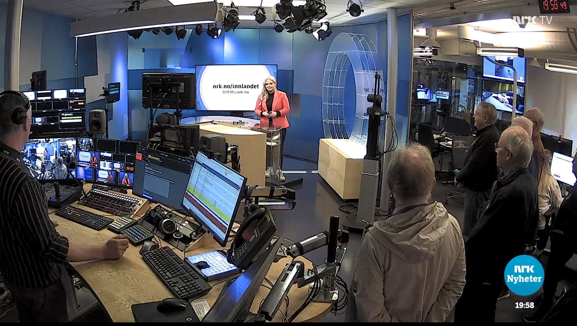 Bedriftsbesøk hos NRK Innlandet